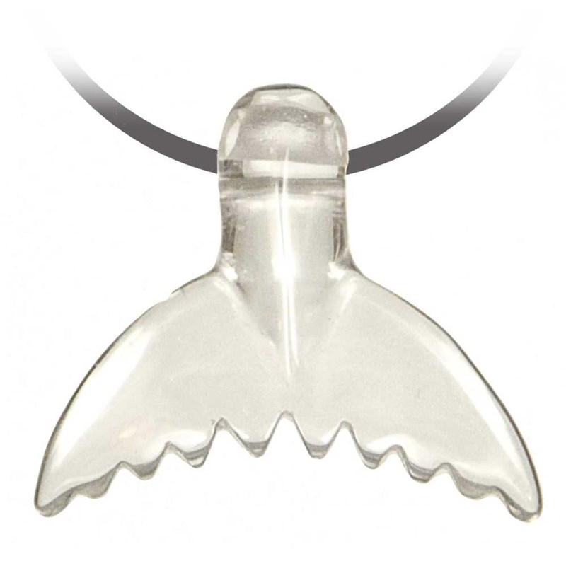 Naturosphère - Pendentif queue baleine cristal roche