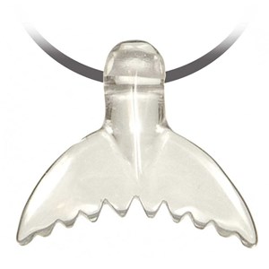 Pendentif queue baleine cristal roche
