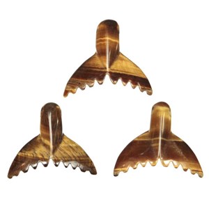 Pendentif queue baleine oeil tigre
