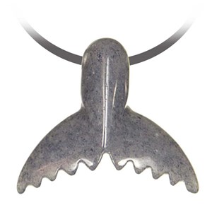 Pendentif queue baleine quartz bleu