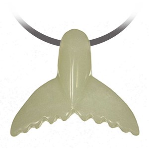 Pendentif queue baleine jade chine