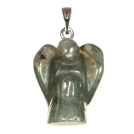 Pendentif ange en agate mousse