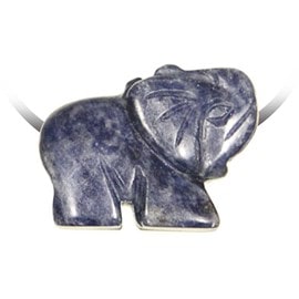 Pendentif élephant sodalite