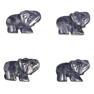 Pendentif élephant sodalite