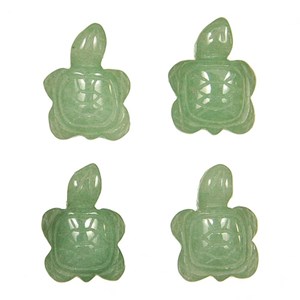 Pendentif tortue aventurine verte
