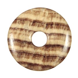 Donut aragonite marron 4 cm