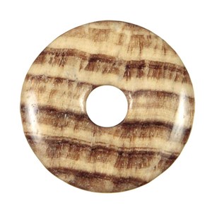 Donut aragonite marron 4 cm