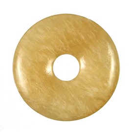 Donut calcite orange 3 cm