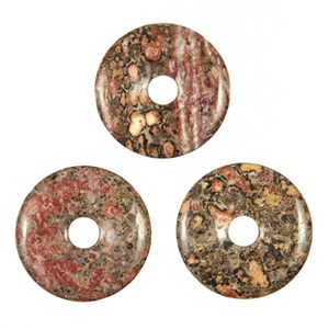 Donut jaspe léopard 3 cm