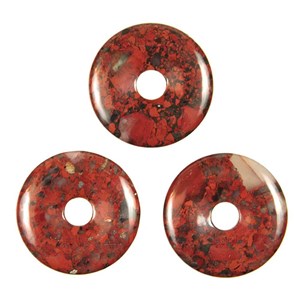 Donut jaspe breschia 3 cm