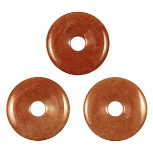 Donut aventurine rouge 4 cm