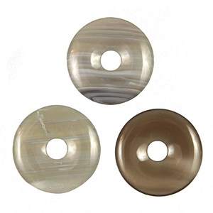 Donut agate naturelle 4 cm