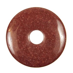 Donut quartz hématoïde 4 cm