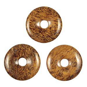 Donut jaspe peau de serpent 3 cm