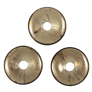 Donut cristal fumé 3 cm