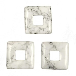 Donut carré howlite