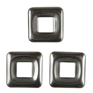Donut carré hématite