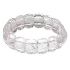 Bracelet minéral en cristal de roche