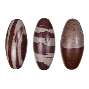 Pendentif galet shiva lingam percé