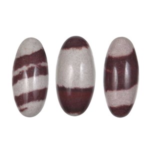 Pendentif galet shiva lingam poli percé