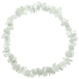 Bracelet pierre lune blanche