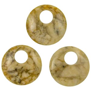 Pendentif rond en feldspath
