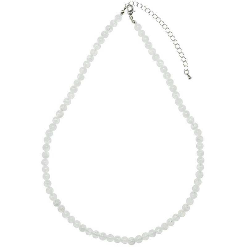 Collier pierre lune blanche