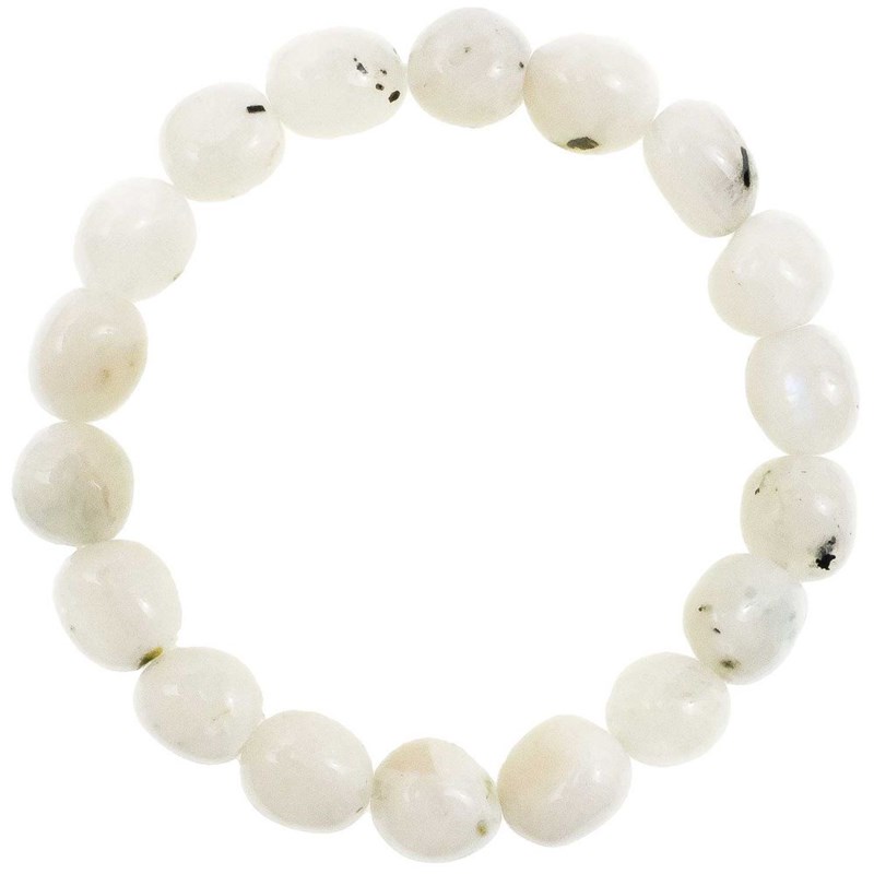 Bracelet pierre lune blanche