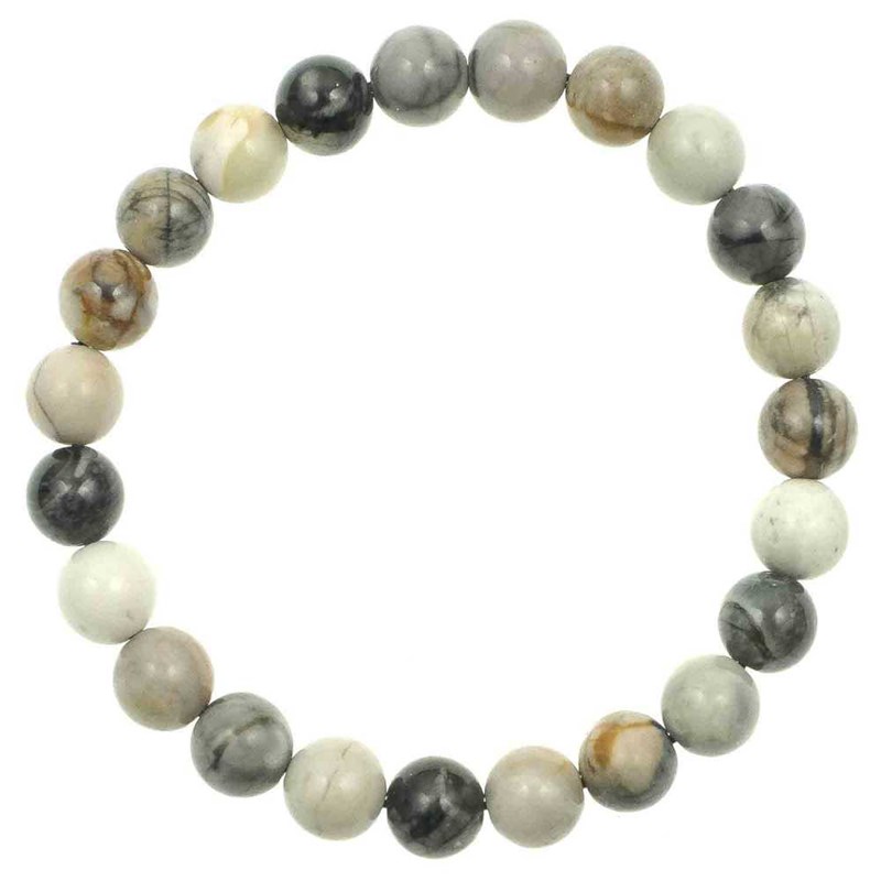 Naturosphère - Bracelet jaspe picasso