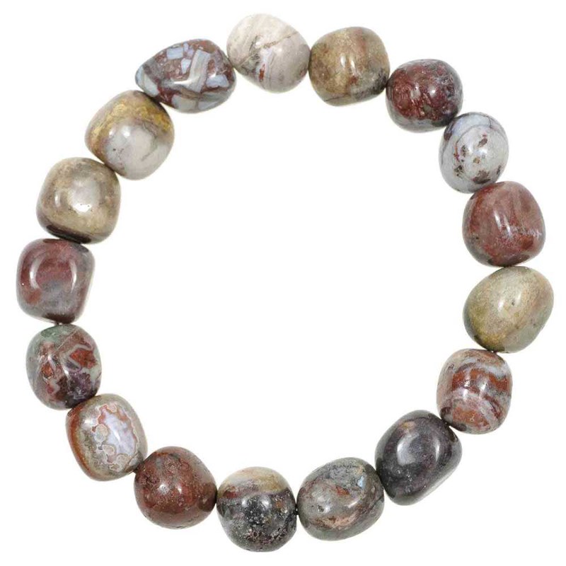 Naturosphère - Bracelet jaspe fleuri