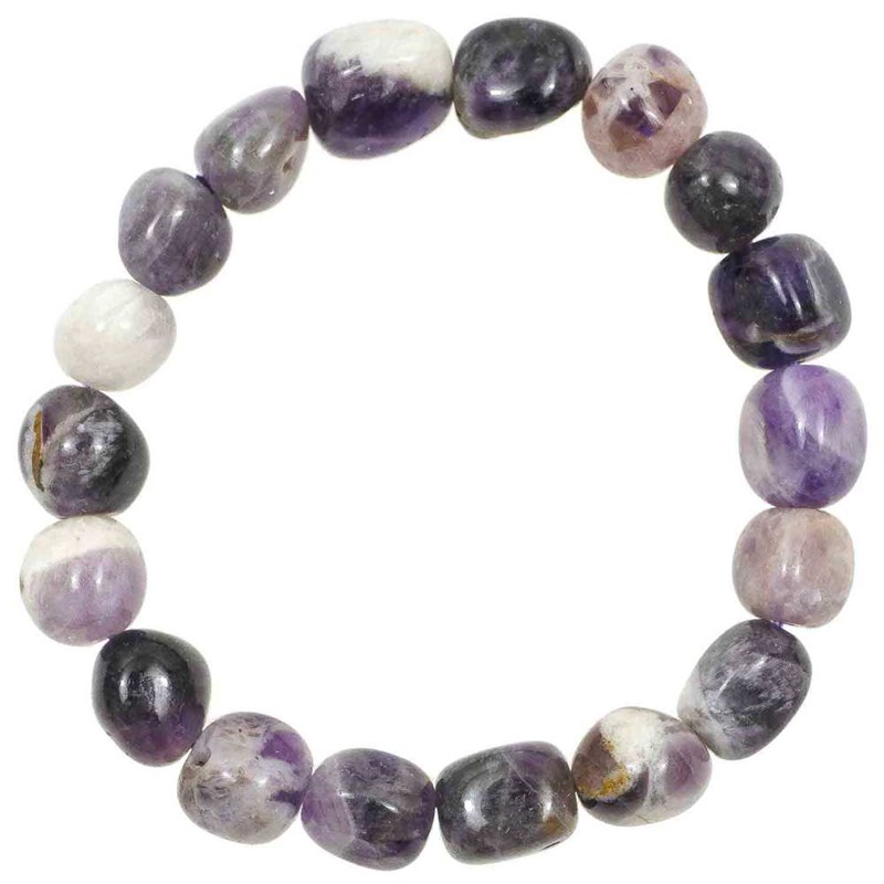 Bracelet améthyste à chevron