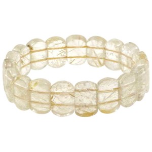 Bracelet perles rectangulaires