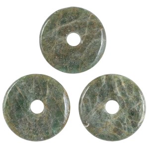 Donut apatite verte 3 cm