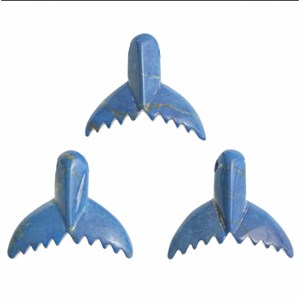 Pendentif queue baleine howlite