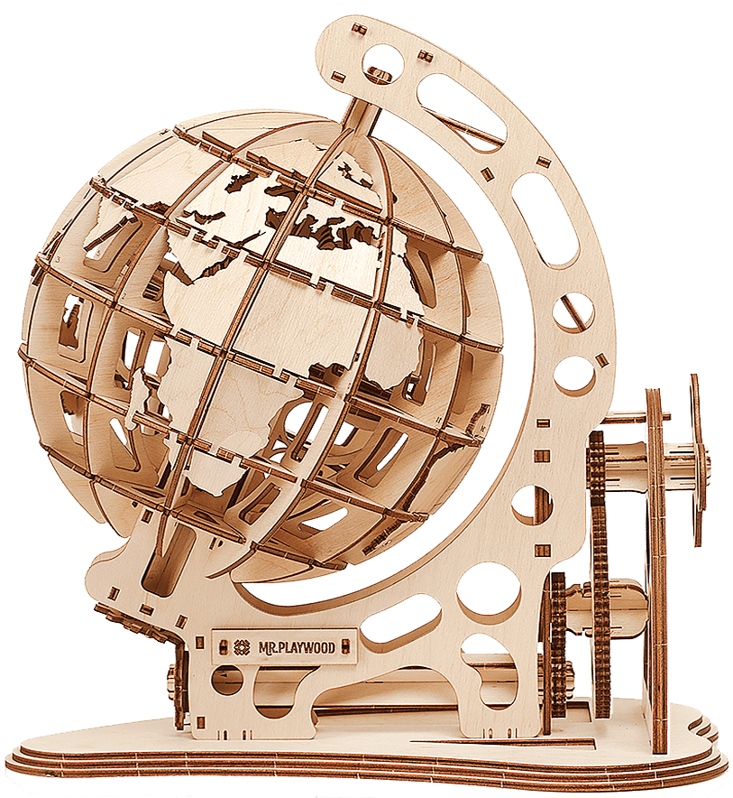 Puzzle en bois Globe Terrestre
