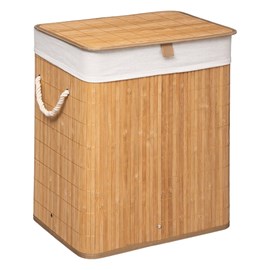 Panier à linge bambou naturel