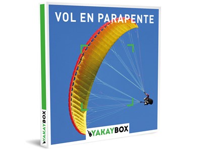 Coffret cadeau vol en parapente