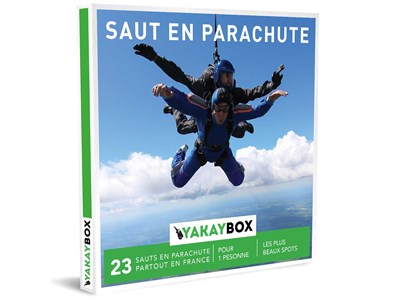 Coffret cadeau saut en parachute