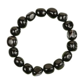 Bracelet agate noire