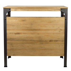 Comptoir avec étagère 140x39x108 cm