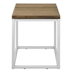 Table basse-chevet icub–blanc 40x40x48