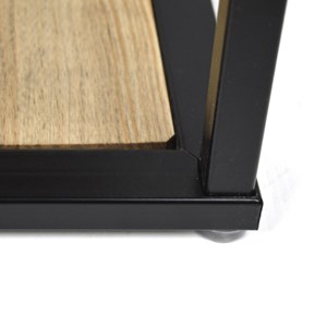 Étagère icub – 40x45x180 cm- metal noir