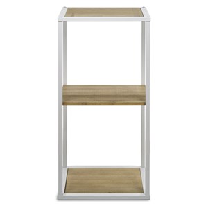 Étagère icub – 40x45x90 cm- metal blanc