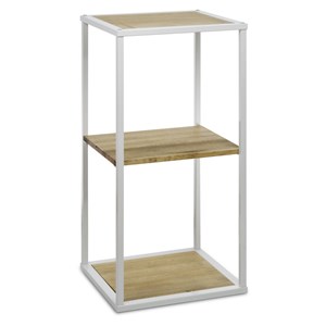 Étagère icub – 40x45x90 cm- metal blanc