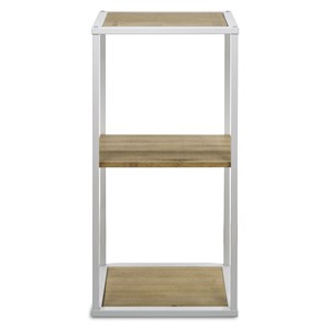 Étagère icub - 40x80x90 cm- metal blanc