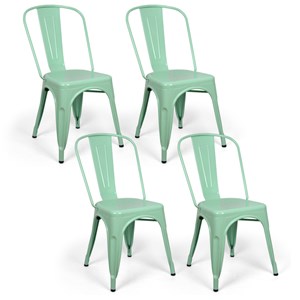 Lot de 4 chaises tulio 46x52x85cm