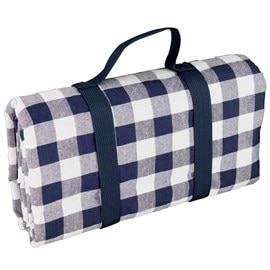 Grande nappe picnic bleu 140x280cm