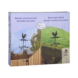 Girouette coq en métal - esschert des...