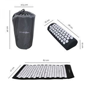 Tapis et coussin d'acupression