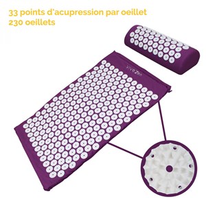 Tapis et coussin d'acupression
